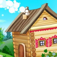 Иллюстрация русская изба
