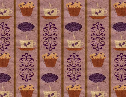 Паттерн для кофейни «Изюм»